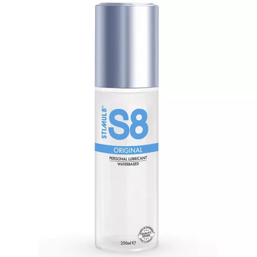 STIMUL8 S8 – vízbázisú síkosító 250 ml prémium kényelemhez