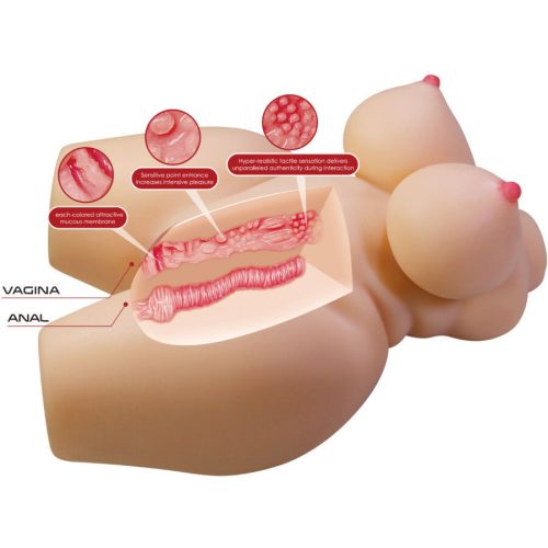 CRAZY BULL - élethű női törzs intim kiegészítő 7,5 kg
