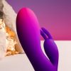 Rocks-Off Glo Girl – prémium nyúl vibrátor lilában