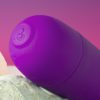 Rocks-Off Glo Girl – mini vibrátor púderlila színben