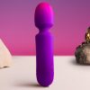 Rocks-Off Glo Girl – mini vibrátor púderlila színben