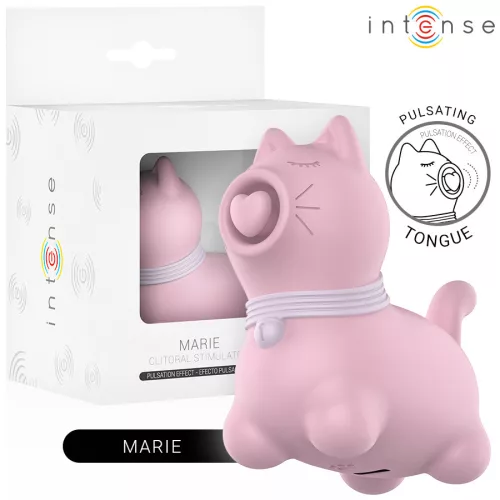 INTENSE - Marie rózsaszín nyelvi izgató pulzáló effektussal