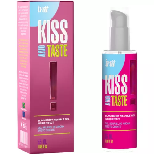 INTT Kiss And Taste melegítő intim gél - szederízű, 55ml