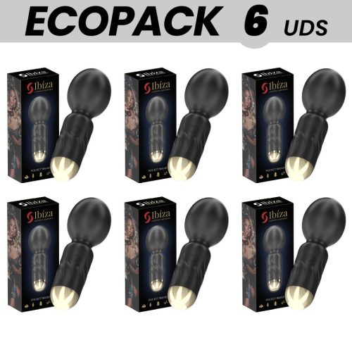 ECOPACKS 6 DB - Ibiza Pocket Wand – prémium vibrátor