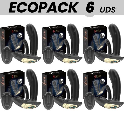ECOPACKS 6 EGYSÉG - IBIZA – G-pontos és csiklóizgató vibrátor távirányítóval