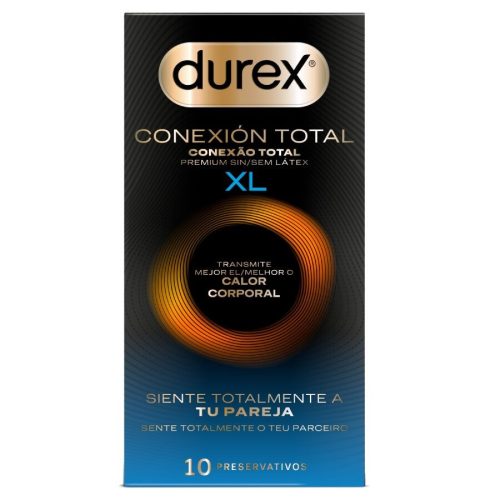 Durex - Totális összekapcsolódás XL, latexmentes óvszer 10 db