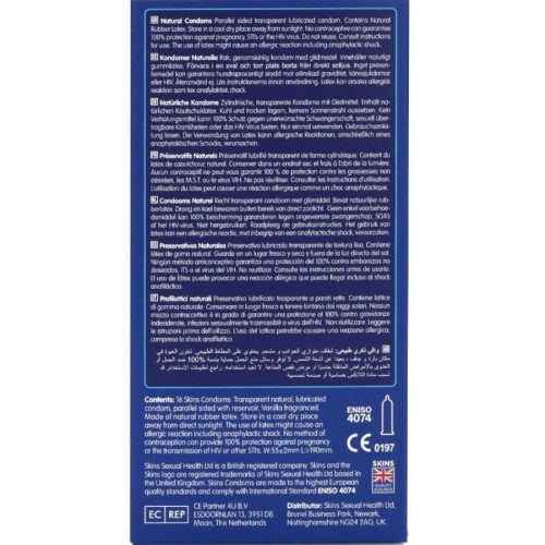 SKINS - prémium natúr óvszer csomag 16 darabos