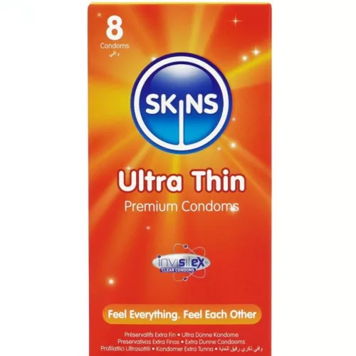 SKINS Ultra Thin ultravékony óvszer - 8 db