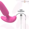 INTENSE – 10 funkciós vibráló rózsaszín análplug távirányítóval