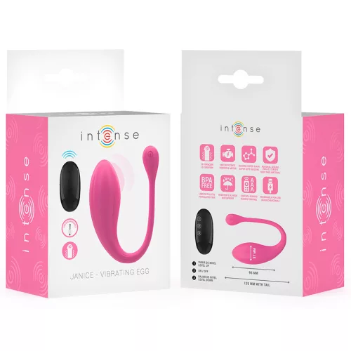 INTENSE Janice U – dupla stimulációs vibrátor távirányítóval