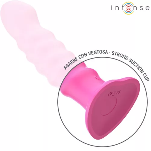 INTENSE Cindy – kanyargós dizájnyú L méretű vibrátor távirányítóval
