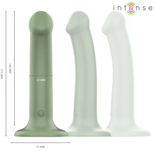 INTENSE Becca – zöld távirányítós vibrátor tapadókoronggal