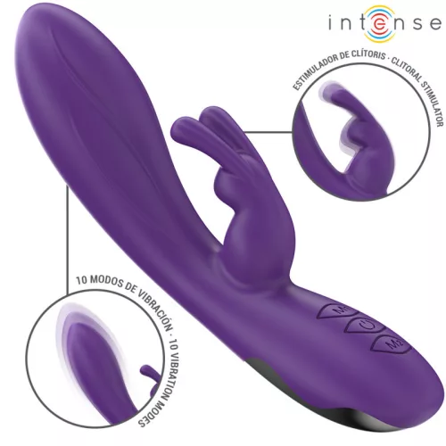 INTENSE Randall Rabbit – 10 rezgéses nyúl vibrátor, lila