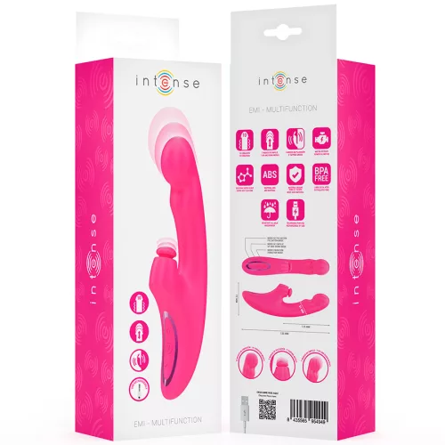 INTENSE – multifunkciós pink vibrátor, 10 vibrációval