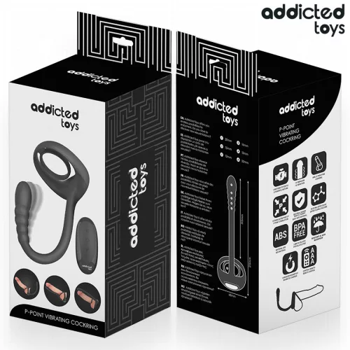 ADDICTED TOYS – vibráló péniszgyűrű távirányítóval