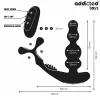 ADDICTED TOYS – forgó prosztata vibrátor távirányítóval