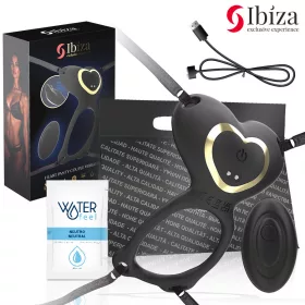 IBIZA - szív alakú páros vibrátor távirányítóval