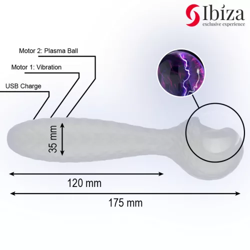 IBIZA – plazma gömb vibrátor és izgató