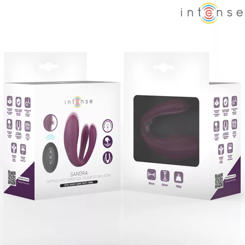 INTENSE - Sandra vibráló tapintás klipsz távirányítóval