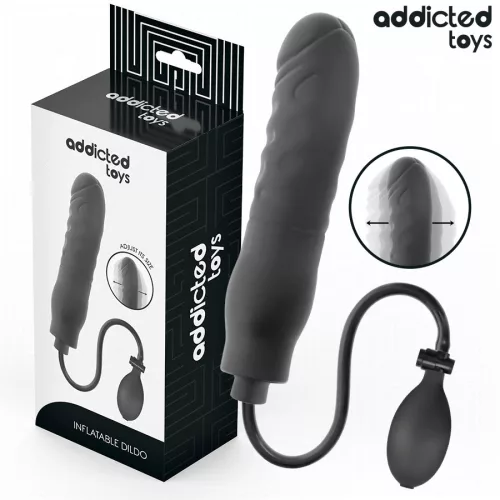 Addicted Toys Felfújható dildó Állítható méret P-pont stimuláló Szilikon