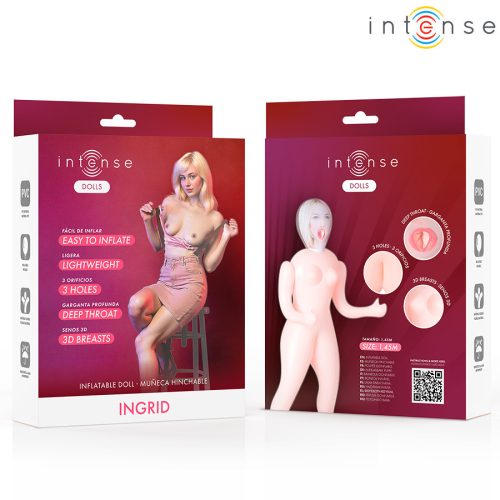 INTENSE DOLLS - Ingrid – fújható játékfigura három nyílással
