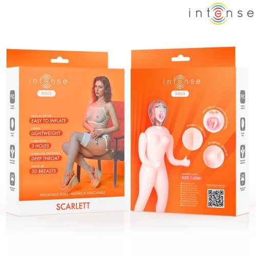 INTENSE DOLLS – Scarlett – felfújható intim társ három nyílással