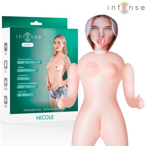 INTENSE DOLLS - Nicole – felfújható babával három nyílással