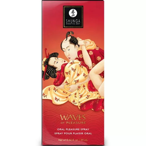 Shunga Waves of Pleasure orális spray - eperízű, 20ml