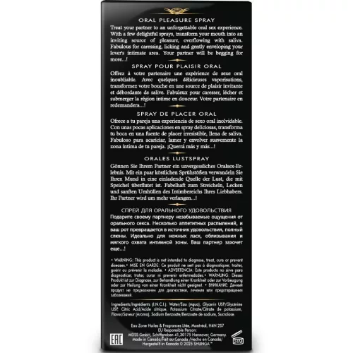 Shunga Waves of Pleasure orális spray - eperízű, 20ml