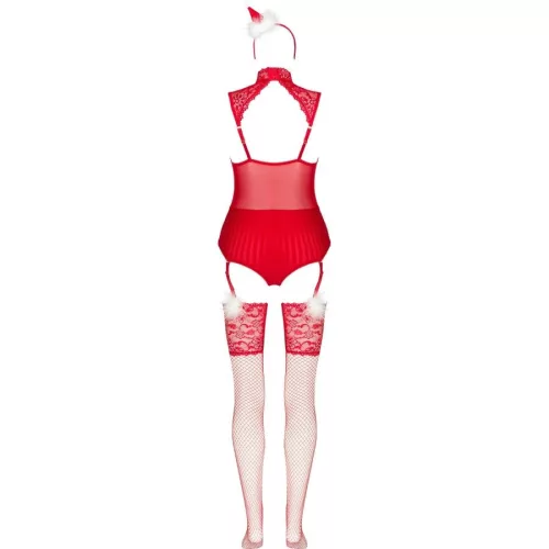 LIVCO CORSETTI FASHION – érzéki testharisnya karácsonyi kiegészítővel