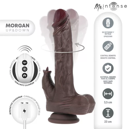 MR INTENSE – valósághű pénisz vibrátor távirányítóval 23 cm