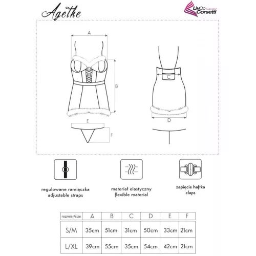 LIVCO CORSETTI FASHION - AGETHE LC 90607 – csábító női alsóruha