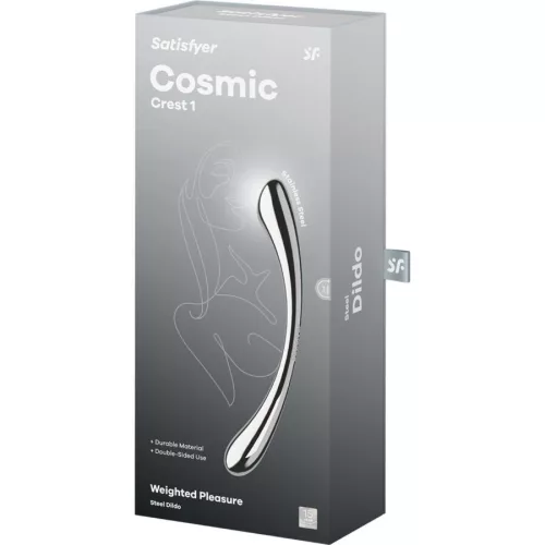 SATISFYER Cosmic Crest 1 – prémium dupla végű dildó