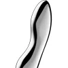 SATISFYER Cosmic Crest 2 – dupla végű fém dildó