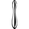 SATISFYER Pure Gravity 2 – prémium, rozsdamentes, dupla dildó