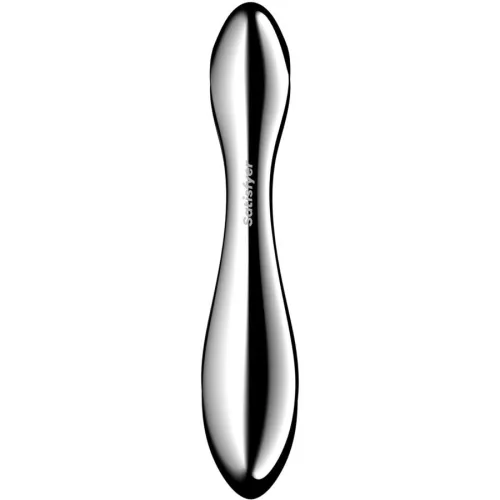 SATISFYER Pure Gravity 2 – prémium, rozsdamentes, dupla dildó