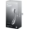 SATISFYER Pure Gravity 2 – prémium, rozsdamentes, dupla dildó