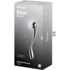SATISFYER - STAR FORCE 2 – prémium rozsdamentes acél dildó