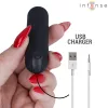 INTENSE - KAREN mini, újratölthető vibráló golyó feketében