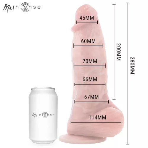 MR INTENSE - extra nagy szilikon dildó 28 cm - érzéki élmény