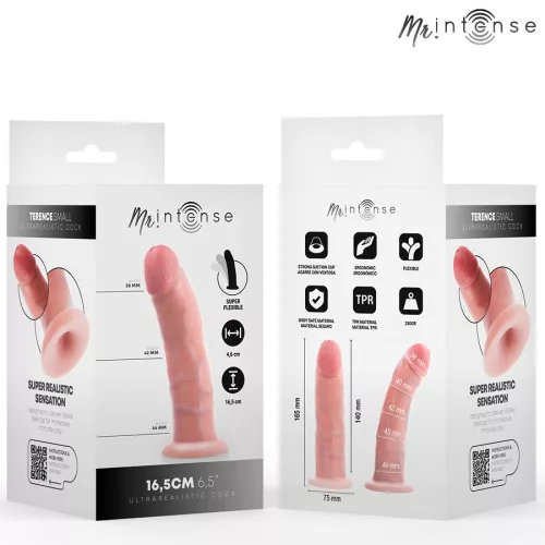 MR INTENSE – apró Terence dildó, 16,5 cm hosszú