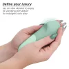 Womanizer Vibrátor UltraWave rezgés, csendes, vízálló zöld színű