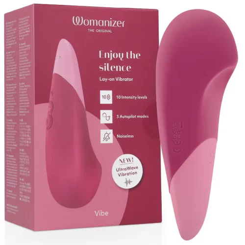 Womanizer Vibrátor UltraWave vibráció 10 fokozat IPX7 vízálló rózsaszín
