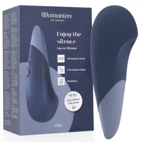   Womanizer Vibrátor UltraWave rezgés, 10 fokozat, csendes sötétkék