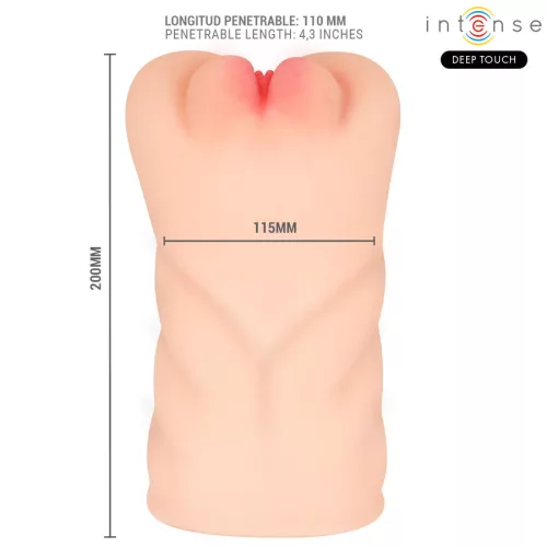 INTENSE DEEP TOUCH – Krista vibráló, mélázó maszturbátor távirányítóval