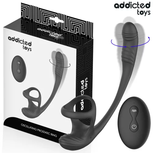 ADDICTED TOYS – vibráló análdugó herék stimulálóval