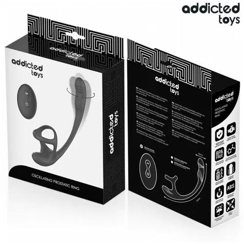 ADDICTED TOYS – vibráló análdugó herék stimulálóval