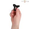 Intense Péniszgyűrű Tripla gyűrős, rugalmas 3,6 cm fekete