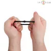 Intense péniszgyűrű szett 4 darabos rugalmas, kényelmes 2,7-3,9 cm átmérő fekete