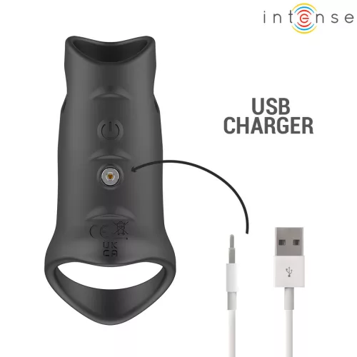 Addicted Toys Péniszgyűrű Rezgő, Állítható, Felső stimuláló 3 cm fekete
